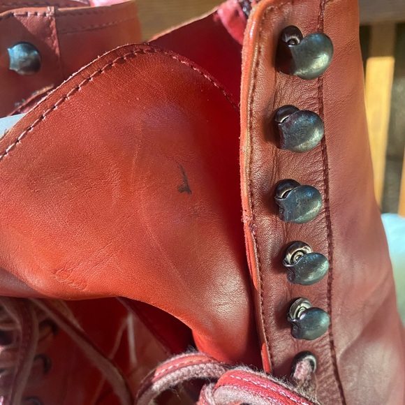 ❣️SOLD❣️Free People Santa Fe Distressed Combat Boot - Picture 8 of 15